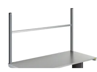 opbouwelement,v. werktafel,HxB 900x1489mm,v. B 1500mm,aluminium - 6