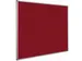 Prikbord Bulletin Rood 120x180cm Softline Profiel 16mm