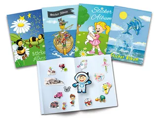 Stickeralbum Bijen Weide A5 - 2
