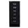 kantoor-ladekast HxBxD 670x279x380mm 6 laden romp + front zwart