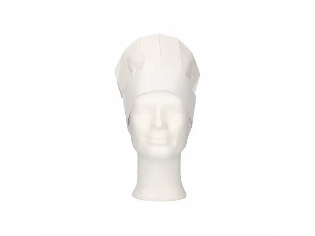Koksmuts Universal papier 23,5cm wit met geperforeerde kroon 250 stuks