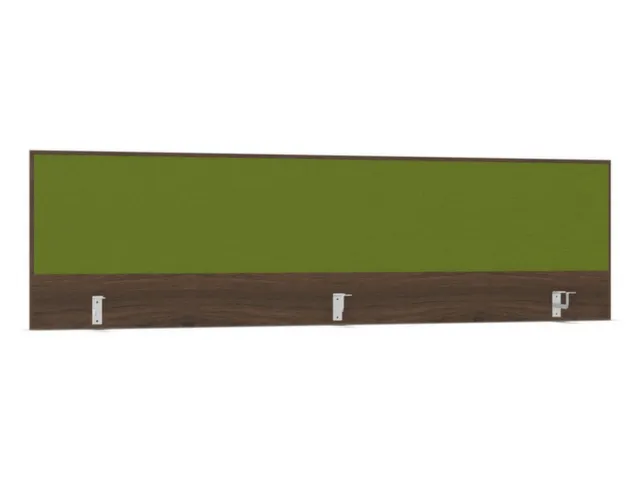 opzetpaneel bureau aanbouw achter NV bruin hickory groen 2000mm