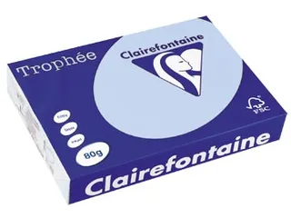Trophée gekleurd papier A4 80 gram 500vel Helder Blauw - 1