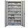 Materiaalkast Staal 1800x1000x530mm 32vakken Ral7035 Front Ral3000