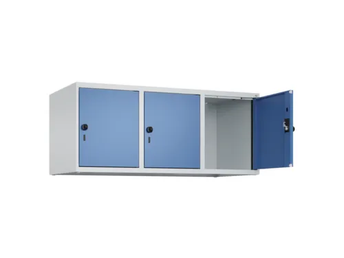 opzetkast,v. locker,3vak.,vak B 400mm,HxBxD 500x1200x500mm