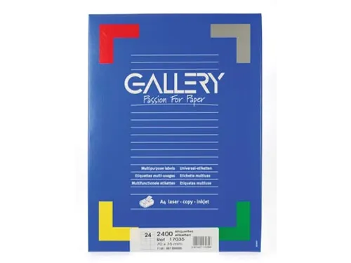 Gallery Witte Etiketten 70x35 mm
