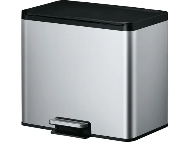 Essential Recycler pedaalemmer 20 + 9 l, mat RVS