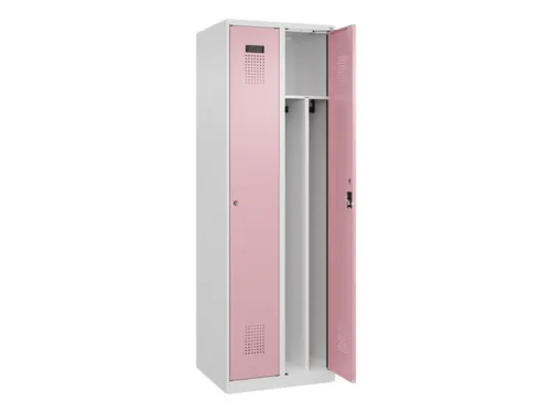 locker voor scheiding van kleding,HxBxD 1850x600x500mm,2vak