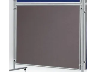 Presentatiewand Hxb 150X120Cm Aluminium Frame Grijze Vilt - 5