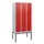 Dubbeldekse locker HxBxD 1950x900x500mm 3x2vak. vak B 300mm cil.-slot
