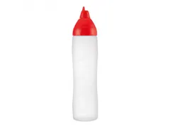 Araven Doseerfles knijpfles sausdispenser 500ml Rood Non-drip
