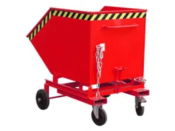 Kiepwagen voor spaanders,HxLxB 1220x1395x1070mm,0,6m³,draagverm. 300k