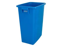 afvalverzamelaar,60l,HxBxD 580x320x460mm,romp PP blauw,gesloten