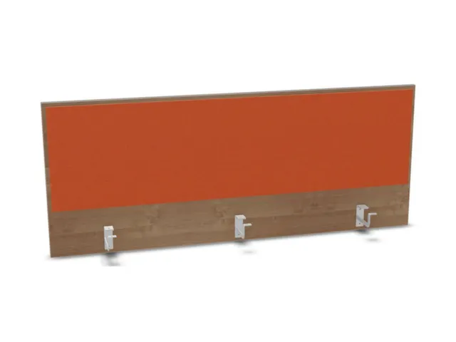 opzetpaneel,v. bureau,aanbouw achter,B 1400mm,NT-cherry,BN3012-oranje