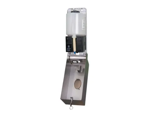 ontsmettingsmiddeldispenser,HxBxD 270x110x115mm,inhoud 0,8l