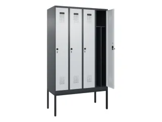 locker voor scheiding van kleding,HxBxD 2120x1200x500mm,4vak - 1