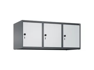 opzetkast,v. locker,3vak.,vak B 400mm,HxBxD 500x1200x500mm - 2