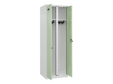 locker voor scheiding van kleding,HxBxD 1850x600x500mm,2vak