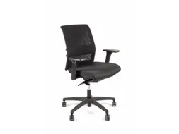 Bureaustoel EN1335 Linea Omnia 02 zwart/zwart met 3D armleuning