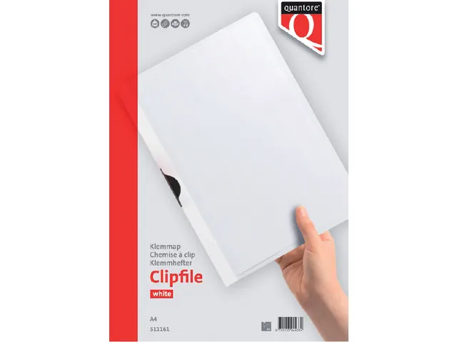 Klemmap Quantore A4 3mm wit