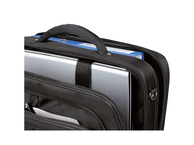 Laptoptas Lightpak Lima zwart polyester 17 inch