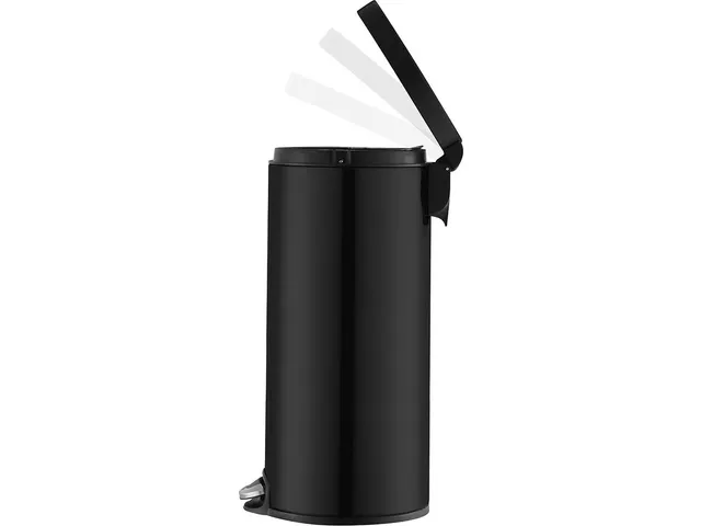 Serene pedaalemmer 30 Liter Mat Zwart