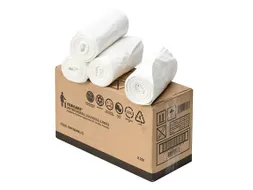 Antimicrobiële afvalzak wit 23 Liter 61x59 cm dameshygiënebak