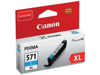 Inktcartridge Canon CLI-571XL HC Cyaan - 1
