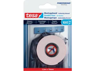 Powerbond montagetape Tegels en Metaal, 19mmx1.5m - 1
