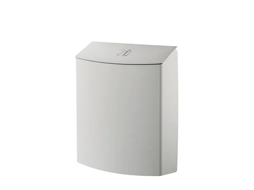 Hygiënebak 9 liter kniebediening RVS anti-fingerprint