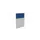 baliepaneel,v. bureau,aanbouw links,B 800mm,MP-lichtgrijs,BN6016-blauw