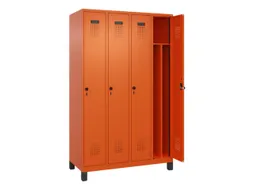 locker voor scheiding van kleding,HxBxD 1950x1200x500mm,4vak