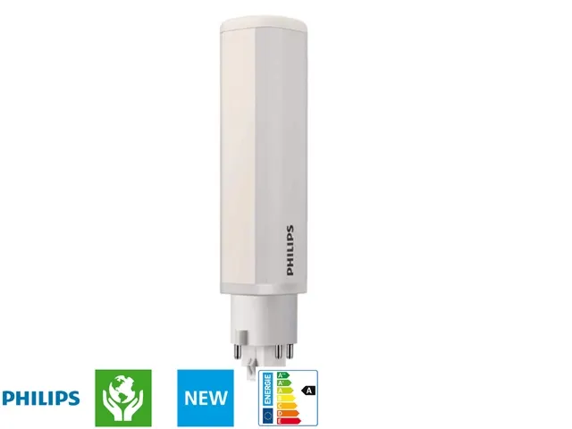 Ledlamp Philips CorePro G24Q-2 4pin 6.5W 650lm 3000K warm wit