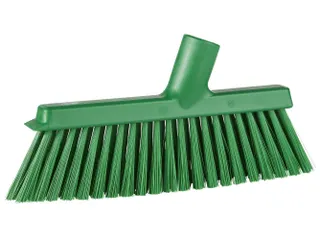 Vikan 31032 stofferbezem met haakse schroefdraad 250mm Groen - 1