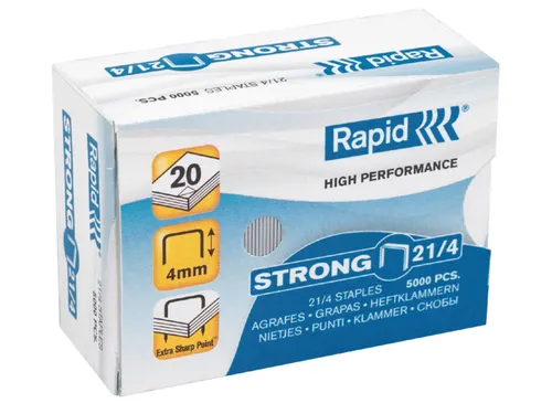 Nieten Rapid 21/4 gegalvaniseerd strong 5000 stuks