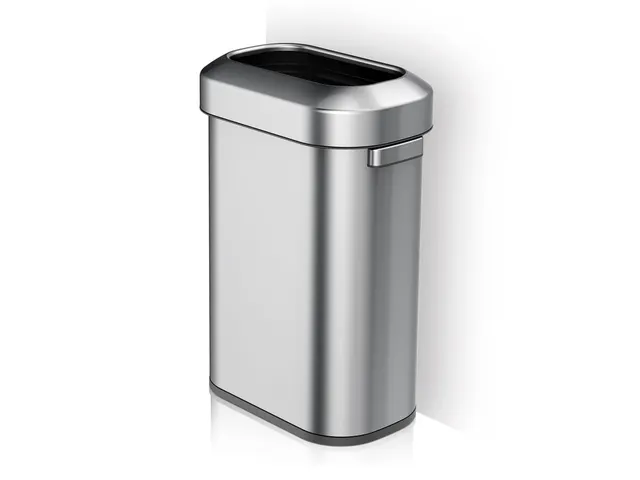 Urban Open Top Afvalbak 60 Liter Mat RVS