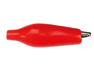 Geisoleerde Krokodillenklem 27mm - Rood - 2