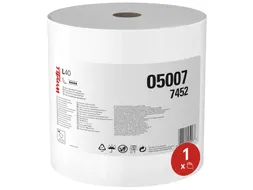 Poetsrol WypAll L40 PowerClean 1-laags 31,5cmx232m 750vel wit 7452