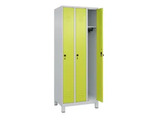 locker,HxBxD 1950x750x500mm,3vak,vak B 250mm,draaigrendel,voeten - 2