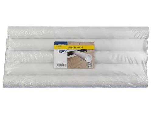 Brievenbuskoker Raadhuis A3 360x27mm rond wit krimp a 5 stuks