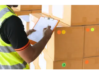 Etiketten Op Rol 50mm Fluor Oranje Met Dispenser 500 Stuks - 8