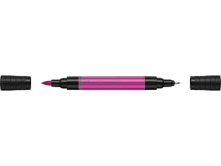 Tekenstift Faber-Castell Pitt Artist Pen duo marker 125 purper middel - 3