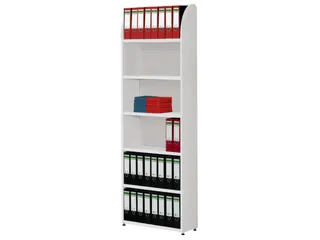 Basisveld Hxbxd 2250X820X325Mm 6Legborden 1Zijpaneel M. Achterwand Wit - 1