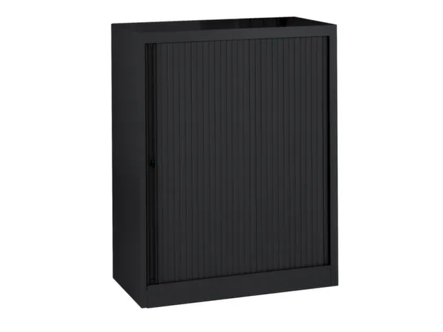 jaloeziedeurkast,HxBxD 1030x800x430mm,2,5 OH,romp zwart,front zwart