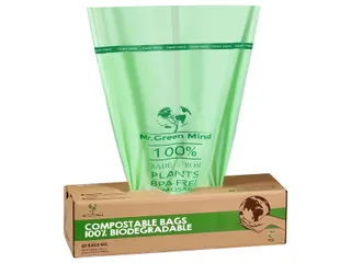 Afvalzak bio Mr. Green Mind 60x80cm 60 liter dispenser 60 stuks - 2