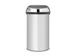 Brabantia Afvalbak Touch Bin 60 Liter Metallic Grijs