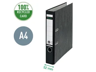 Leitz 1050 Ordner A4 50mm Karton Gewolkt Zwart 180° Mechaniek - 3
