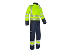 Sioen Geralton coverall, geel/marineblauw, maat L, per stuk