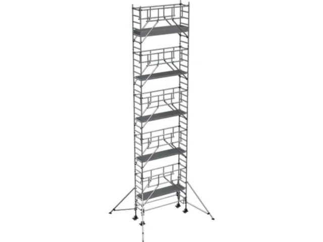 échafaudage roulant,H de travail 11,2m,échafaudage H 10,45m