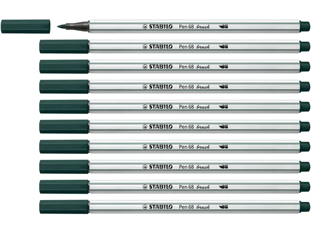 Brushstift STABILO Pen 568/63 aardegroen